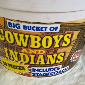Vintage cowboys and Indians